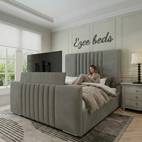 Eva upholstered bed frame - bed,