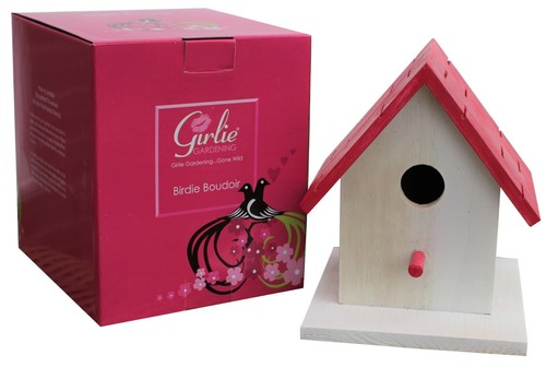 Birdhouse painted wooden - wooden, wild