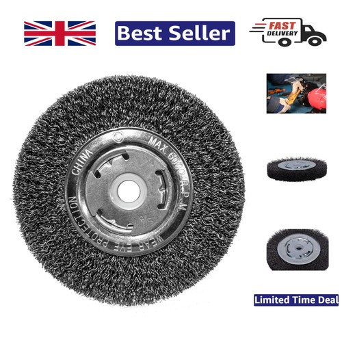 Crimped wire wheel for bench - wheel,