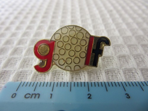 Golf ball vintage pin - golf,