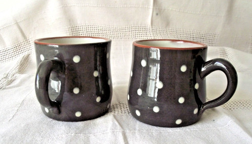 Two studio pottery - studio, mugs