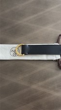 Hermès Black Leather Belt