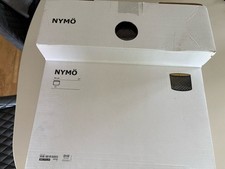 IKEA Nymo Nymö Lamp Shade 44cm Black & copper