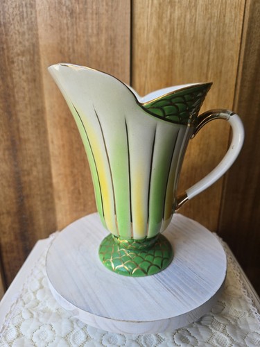 Antique art deco fluted - deco, ewer