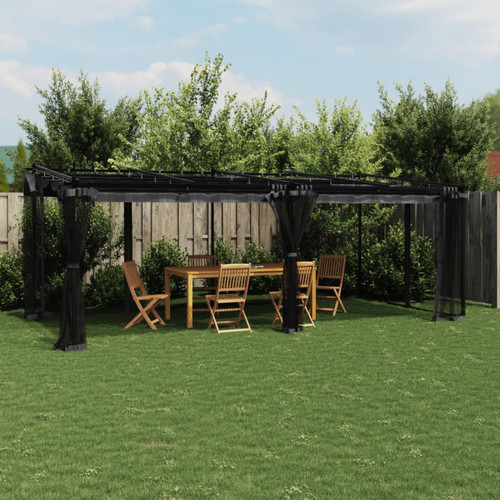Gazebo anthracite frame cream - anthracite,