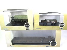 Set of 3 x 1:76 Scale Oxford Diecast Military Vehicles - All Mint & Boxed