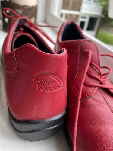 Rohde ladies leather shoes - leather, red