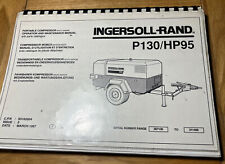 Ingersoll Rand P130/HP95 * We Print 4 U * Portable compressor full manual
