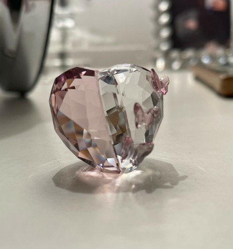 Swarovski crystal love heart - crystal,