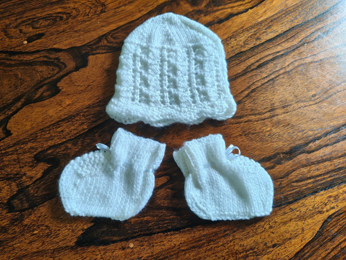 Lovely hand knitted - hand,
