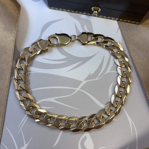 9ct yellow gold heavy flat - 9ct,