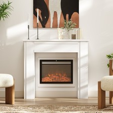 HOMCOM Modern Fireplace