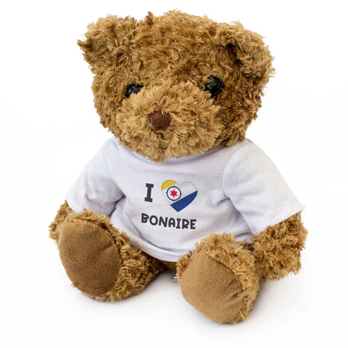 Love bonaire flag teddy - bonaire,