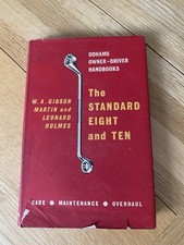 Standard Eight and Standard Ten Odhams Driver Handbook 1st Edition & dust jacket