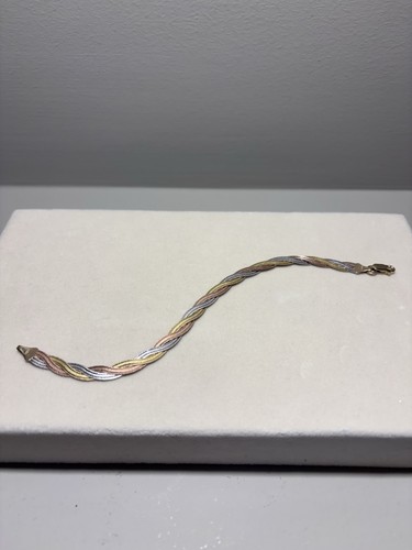 9ct tri colour - tri, bracelet