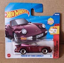 Hot Wheels Porsche 911 Turbo Cabriolet 2025 239/250 New Sealed
