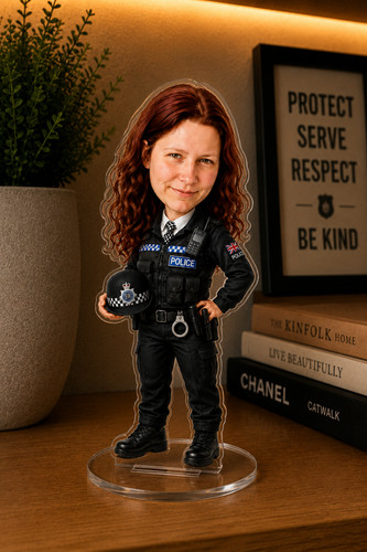 Personalised female police - personalised,