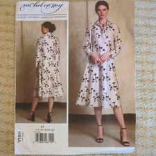 Vogue American Designer Rachel Comey Sewing Pattern V1511 sress size 14-22