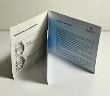 VINTAGE  Rolex Vintage Explorer 597.42 Manual Booklet in English