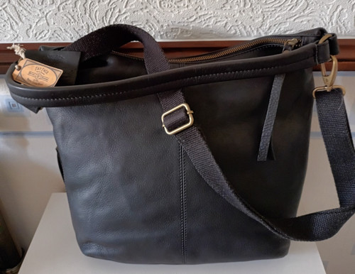 Bnwt fat face black leather - bnwt,