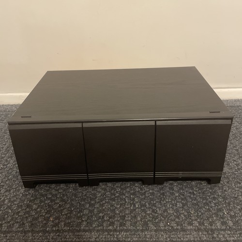 Drawer storage black 3 - drawer,