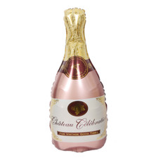 Champagne bottle balloon - champagne,