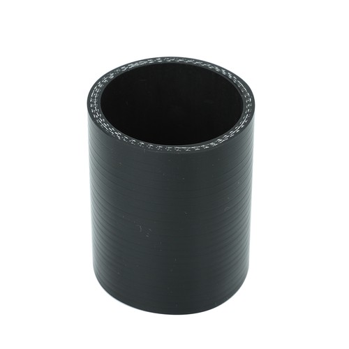 Black inch 76mm straight - 3", id:76mm