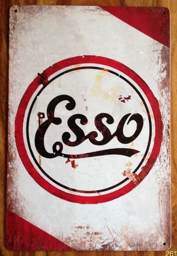 Esso oil vintage retro metal - vintage,