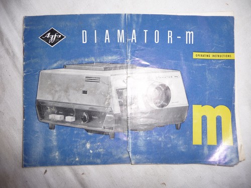 Instructions slide projector