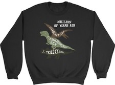 Dinosaurs Sweatshirt Mens