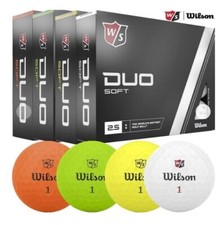 WILSON DUO SOFT GOLF BALLS WILSON SOFT LIKE DX2 SOFT LOW COMPRESSION NEW COLOURS