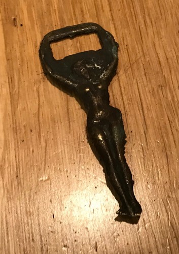Vintage brass metal - brass, nude