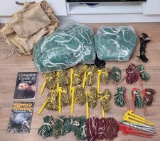 Large Job Lot Bundle Ferreting Equipment Two Long Nets Purse Nets Books Bag