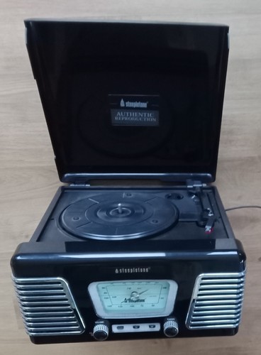 Steepletone record player and - player,