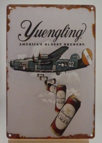 Yuengling beer tin sign - yuengling,