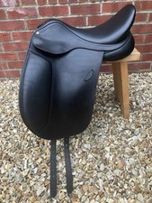 5 DAY TRIAL ✅ 17" Arena by Bates Cob WIDE Dressage Saddle ID DAL ? PICK WIDTH