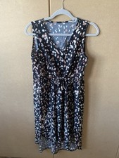 Ladies dipped hem dress