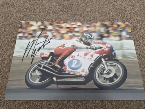 Giacomo agostini signed 12x8 - agostini,
