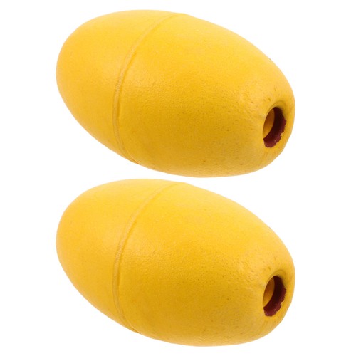 2pcs yellow pvc - yellow, fishing