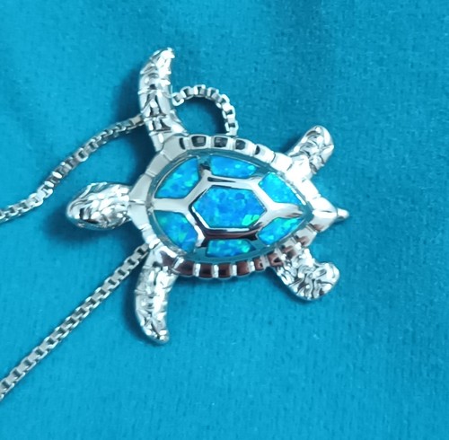 925 sterling silver opal - opal, sea