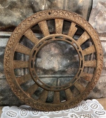 Cast iron round stove - iron, pipe