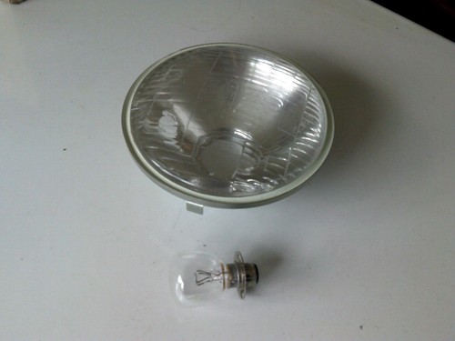 Front headlight lens - front,