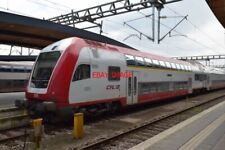 PHOTO  LUXEMBOURG RAILWAYS - CFL TYPE DABPBDZFA  DOUBLE DECK TRAILER COACH 005