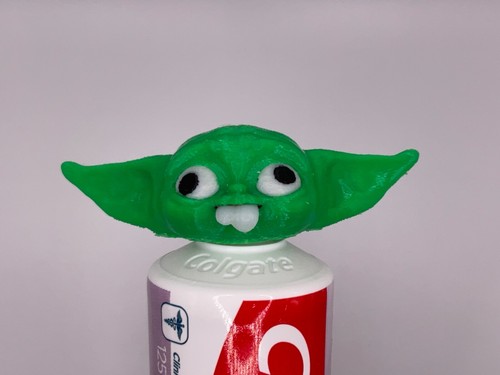Yoda fun toothpaste topper - toothpaste,