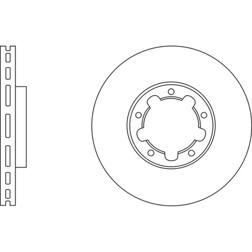 Brake discs vented for - brake,