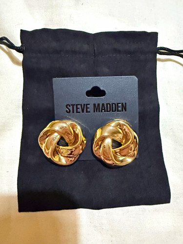Steve madden gold tone knot - steve,