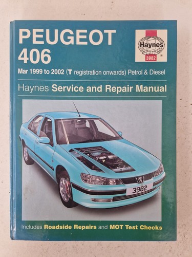 Peugeot 406 haynes manual - 406, 1999