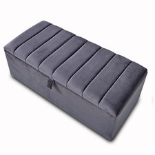 New Footstool Panel Lined