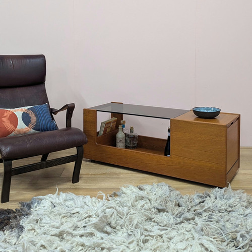 Midcentury teak lounge - midcentury,