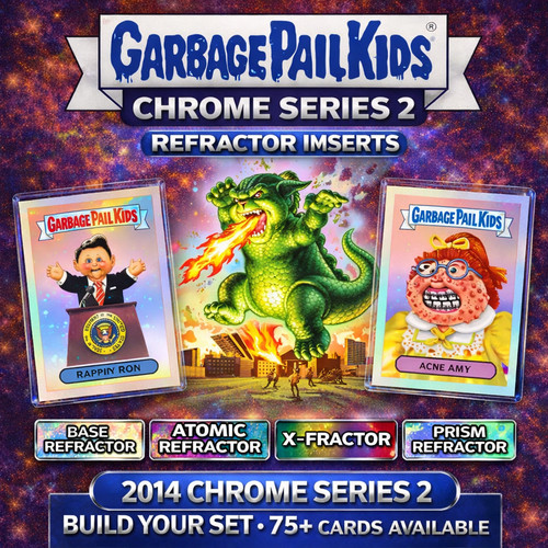 2014 garbage pail kids chrome - garbage,